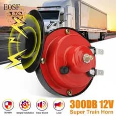 Buzina Elétrica Universal 300DB 12V, Super Alta, à Prova d'Água, para Motocicleta, Caminhão, SUV, Barco LX880