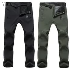 Calças de Esqui Impermeáveis para Homens S-5XL, Calças de Esporte para Caminhada e Camping, Quentes para Atividades ao A