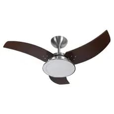 Ventilador De Teto  Venom Led 3 Pás Tabaco Alumínio