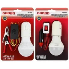 Luz de emergência de led para automóveis 12v 5w lâmpada pendente, Bateria ou Tomada Veicular