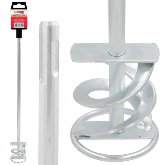 Misturador SDS-PLUS 40cm para Tinta e Massa – Hélice Espiral Reforçada
