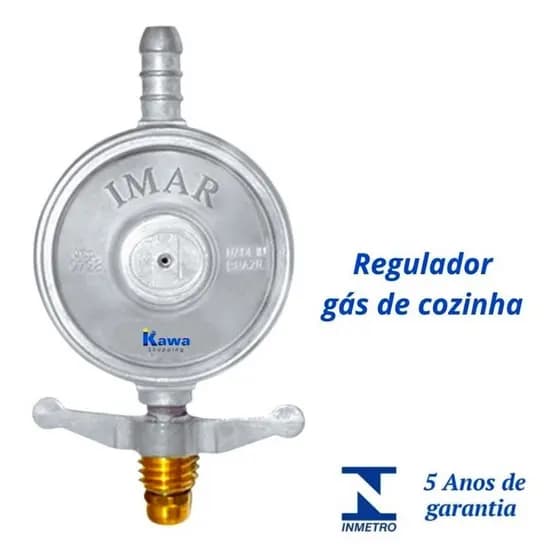 Registro Regulador Imar Para Gás GLP 1kg/h - Gás De Cozinha Botijão 13kg