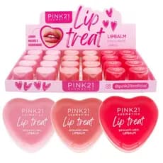 Lip Balm Esfoliante Labial Pink 21 Lip Treat Hidratação Intensa Lábios Macios Efeito Suave