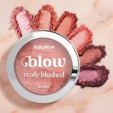 Blush Compacto Baked Really Blushed - Linha Blow Ruby Rose Maquiagem Premium Alta Qualidade