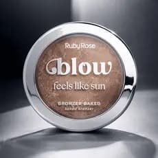Bronzer Compacto Baked Ruby Rose Blow Feels Like Sun Efeito Bronze Natural