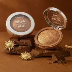Bronzer Compacto Baked Ruby Rose Blow Feels Like Sun Efeito Bronze Natural