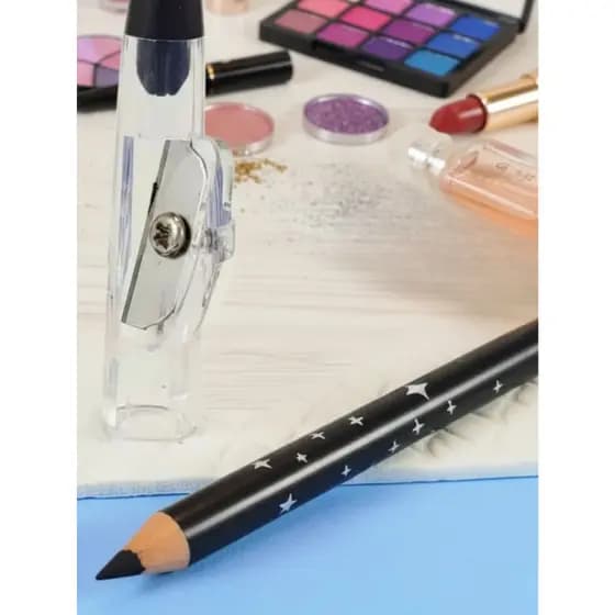 Lápis De Olho Preto e Marrom Com Apontador Jasmyne Lapis