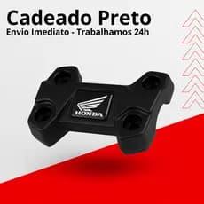Mesinha Cadeado Mesa do Guidao Mancal - Titan Fan Start Cg150/160 Preto - Resistente