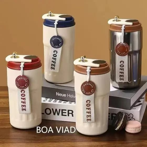 Copo Térmico Inteligente 450ml em Aço Inoxidável 316 com Tampa Isolante