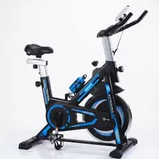 Bicicleta Ergométrica bike Spinning MOVICK 13kg Azul Silenciosa Cardio  Fitness Treino em Casa
