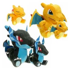 15cm Japão Pokemon Anime Figura Charizard Dragão Tipo Monstro De Bolso Versão Q Brinquedos De Pelúcia Boneca