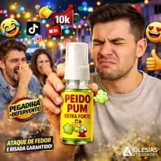 Peido Spray de  Pum Pegadinha Super Forte - Zoação Garantida - Pegadinha - Trolagem TikTok