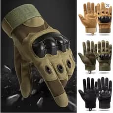 Luva Tática Meio ar livre Dedo Com Proteção Ciclismo Motoboy Paintball