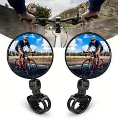 Kit 2 Espelho Retrovisor Bicicleta Bike Convexo 360º Giratório