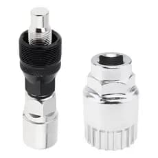 Chave Extrator Saca Pedivela Reparo + Chave Extrator Bike Movimento Central Bicicleta Ciclismo