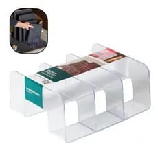 Organizador Acrilico Escritorio Estante Sala Multiuso Livros Bolsa Clutch Paramount
