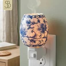 Difusor Elétrico Aromatizador Abajur Elegante Luz Suave Perfume Ambiente Casa Quarto Sala