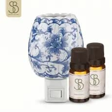 Kit Difusor Aromatizador Elétrico + Essência Aromaterapia Casa Vários Aromas Decoração