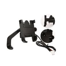 SUPORTE DE CELULAR PARA MOTO COM CARREGADOR  somente para Retrovisor Moto KICOOL