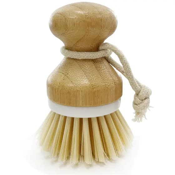 Escova de Limpeza Ecológica de Bambu - Antibacteriana, Fácil de Secar e Durável