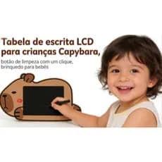 Promoção! Tabela de Desenho LCD Capybara, Lousa Reutilizável com Botão de Limpeza, Brinquedo Educativo Presente Ideal