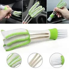 Escova de Limpeza para Ar Condicionado de Carro - 2 Peça, Multiuso para Detalhes Internos e Persianas