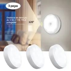 Kit 1/2/3 Rechargeable Led Lamp Lights Wall Light with LED Motion Sensor USB Rechargeable