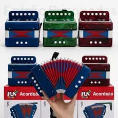 Acordeon Sanfona Gaita Acordeão Infantil Semi-profissonal