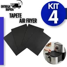 Tapete Reutilizável para Air Fryer Não Gruda Alta Qualidade