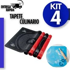 Tapete Culinário 40x50 de Silicone Para Casa Cozinha Pão Doce Massas Antiaderente Tapete Para Assar Sortidos