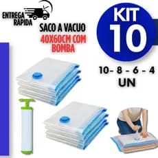 Sacos a Vácuo Grande Organizador Edredom Coberto Mala Roupa De Cama 40x60 + 1 Bomba de ar