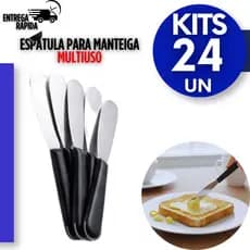 Espátula Para Manteiga Patê Geleia Margarina Inox Para Cozinha Restaurantes e Uso Diário Premium