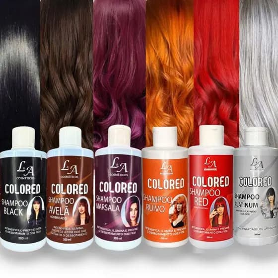 Shampoo Tonalizante Colored 100% Natural Super Indicado