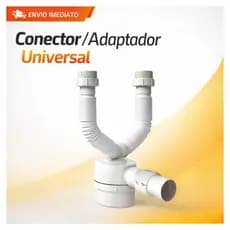 Sifão Sanfonado de Copo Duplo PVC Branco Fere Pia Cozinha Banheiro Tanque Churrasqueira Anti Odor