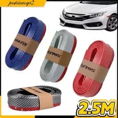 Saia Spoiler Parachoque Front Lip Borracha - Rolo C/ 2.5 Metros
