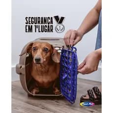 Caixa Transporte Para Cães E Gatos Panther Gold 3 e 5 Kgs