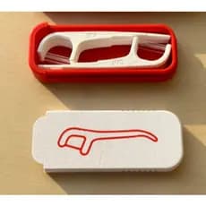 Caixa Porta Haste de Fio Dental – Impressa em PLA | Compacta e Higiênica