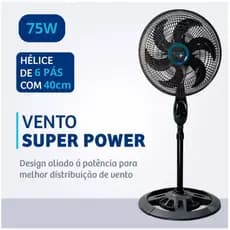 Ventilador de Piso com Altura Ajustável 105cm-130cm Ventilador de Coluna 110v e 220v