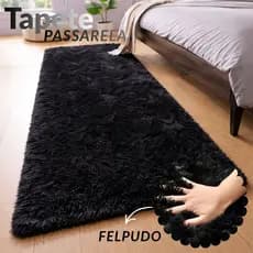 Tapete Passadeira 2,00 x 0,60 Corredor Quarto Sala Felpudo Várias Cores