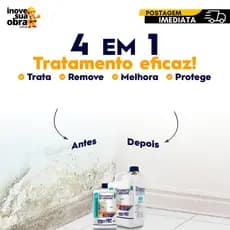 Tratamento Contra Umidade Bolores Mofos E Algas - Protec