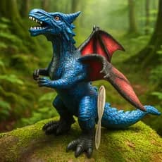 Dragão e Dinossauro Resistente com ótimo material de Vários Modelos - Wellmix Presente Menino