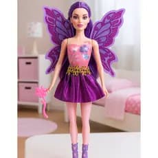 Boneca Bailarina e Fada com Movimentos Brinquedo Presente Com Acessórios Barbie Princesa Menina