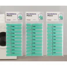 Prendedor Plástico De Roupa Kit 36  Pregador Reforçado de roupa para varal- Wellmix