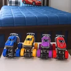 Carrinho de Brinquedo Carrinho a Fricção com Amortecedor CAR 4x4 Giro 360º