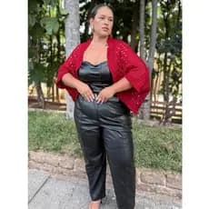 KIMONO CAPA PLUS SIZE LUXO TRICOT CASACO CROCHE CARDIGAN INVERNO FEMININO RENDADO  MODA INSTAGRAM ELEGANTE PREMIUM