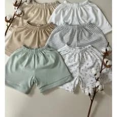 Kit 6 e 10 SHORT bebê Promoção Menina/Menino Estampadas: Meninos, Meninas e Neutro