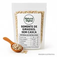 Pepita de Girassol crua sem casca 100% natural - 1 kg / 500 gramas / 250 gramas / 100 gramas