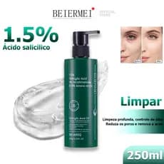 Beiermeri, br Gel de Limpeza Ácido Salicílico+Aminoácidos Limpe efetivamente, controle o óleo e remova a acne