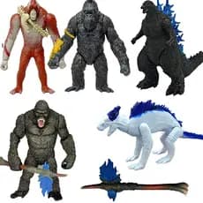 Godzilla 2024 King Kong Shimo One Skar Modelo Brinquedo Figura de ação EFNS e - * 7I45