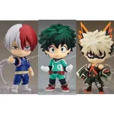 My Hero Academy Nodorid Todoroki Shoto Bakugou Katsuki Midoriya Izuku Nendorid Figuras Decorações DYOX DGJS